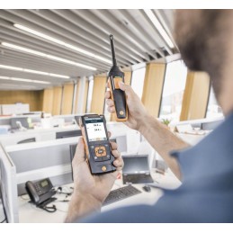 1 pcs - Testo 440 Humidity Kit with Bluetooth Anemometer, Measures Humidity, Temperature