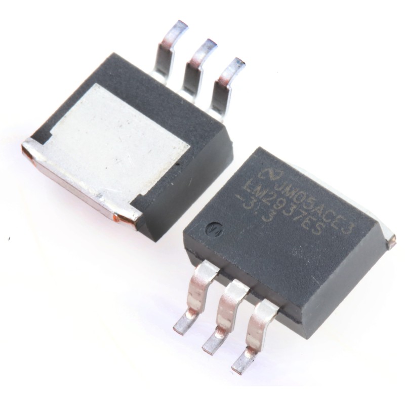5 pcs - Texas Instruments LM2937ES-3.3/NOPB, 1 Low Dropout Voltage, Voltage Regulator 500mA, 3.3 V 3-Pin, D2PAK (TO-263)