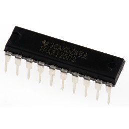 5 pcs - Texas Instruments, 2-ChannelAudio10W, 20-Pin PDIP TPA3125D2N