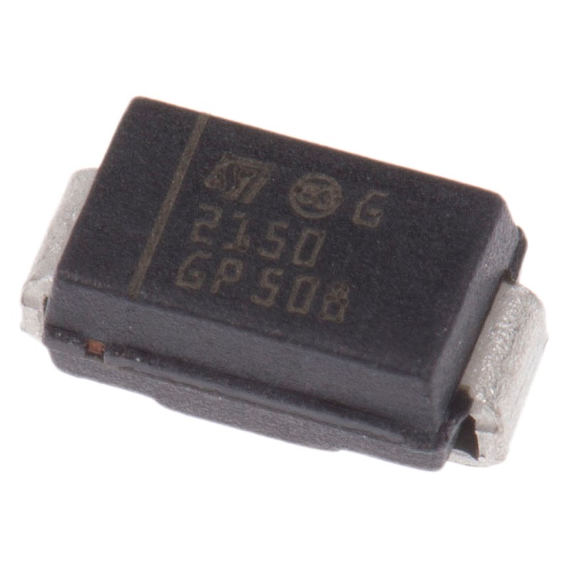 5000 pcs - STMicroelectronics 150V 2A, Schottky Diode, 2-Pin DO-214AC STPS2150A