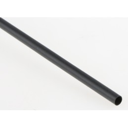 1 pcs - TE Connectivity Heat Shrink Tubing, Black 3.2mm Sleeve Dia. x 1.2m Length 2:1 Ratio, RNF-100 Series