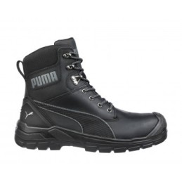 1 Pair - Puma Safety Conquest Black Men's Safety Boots, UK 9, EU 43