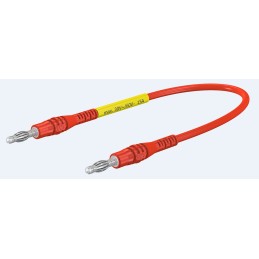 1 pcs - Staubli, 15A, 30 V ac, 60V dc, Red, 1m Lead Length