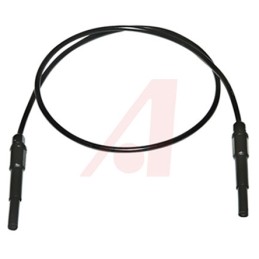 1 pcs - Mueller Electric Test lead, 20A, 1kV, Black, 1.5m Lead Length