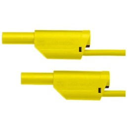 1 pcs - Schutzinger Test lead, 32A, 1kV, Yellow, 1.5m Lead Length