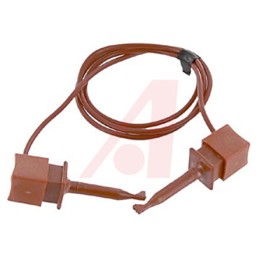 1 pcs - Mueller Electric Test lead, 5A, Black, 600mm Lead Length