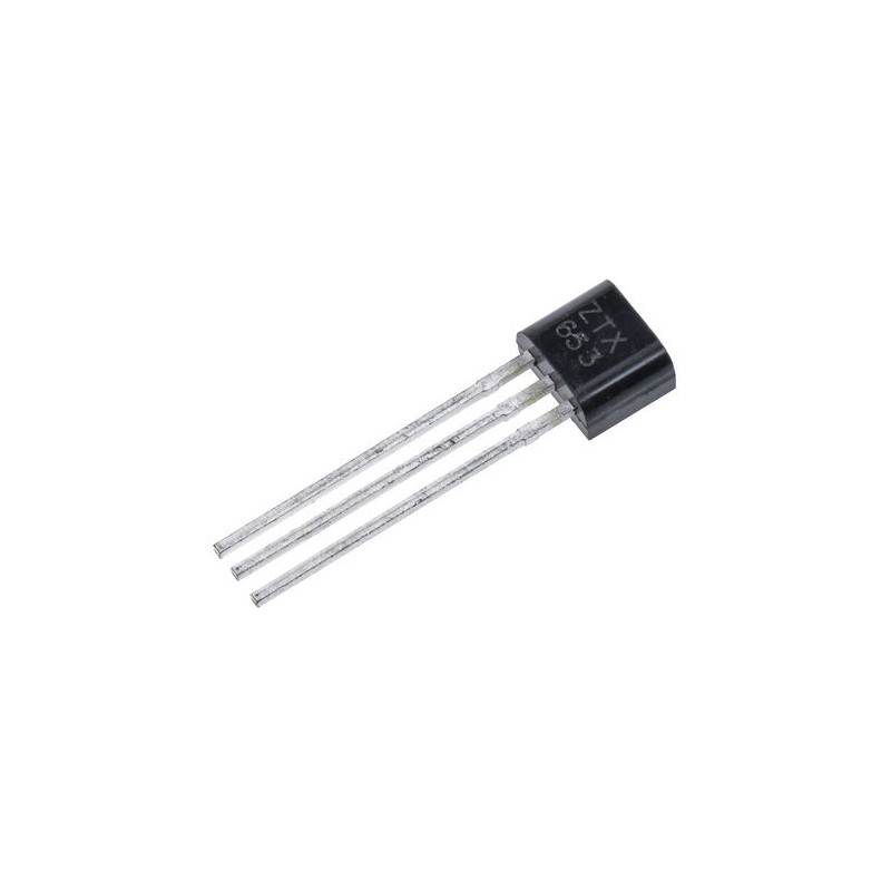 5 pcs - Diodes Inc ZTX653 NPN Transistor, 2 A, 100 V, 3-Pin TO-92