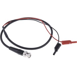 1 pcs - Schutzinger BNC Test Lead, Black, Red, 500mm Lead Length