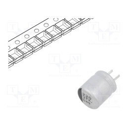 10 pcs x PANASONIC - EEEFK1V221AP - Capacitor: electrolytic, low ESR, SMD, 220uF, 35VDC, Ø8x10.2mm