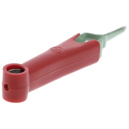 1 pcs - Hirschmann Test & Measurement Red Mini Test Clip, 6A Rating