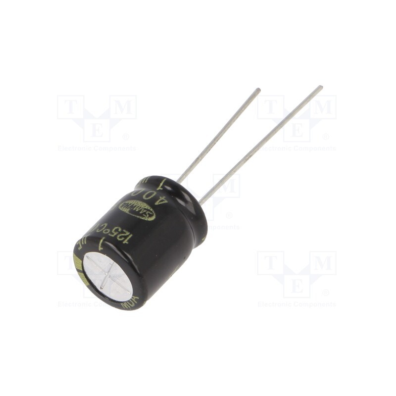 10 pcs x SAMWHA - BK2G105M1012MBB - Capacitor: electrolytic, THT, 1uF, 400VDC, Ø10x12.5mm, ±20%, 5000h