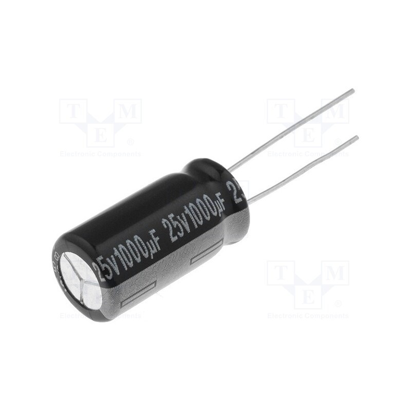 20 pcs x AISHI - EWH1EK102G20OT - Capacitor: electrolytic, THT, 1000uF, 25VDC, Ø10x20mm, Pitch: 5mm