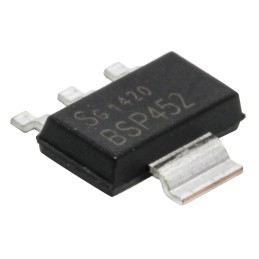 5 pcs - Infineon BSP452HUMA1 Power Switch IC 3 + Tab-Pin, SOT-223