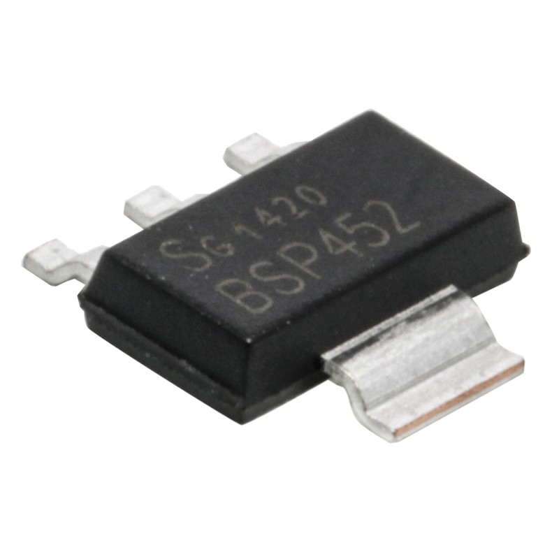 5 pcs - Infineon BSP452HUMA1 Power Switch IC 3 + Tab-Pin, SOT-223