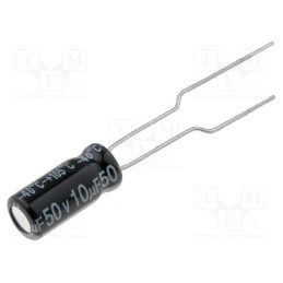 25 pcs x AISHI - EWH1HM100D11X25T - Capacitor: electrolytic, 10uF, 50VDC, Ø5x11mm, Pitch: 2.5mm, tape
