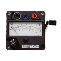 1 pcs - Chauvin Arnoux CA 6503 Insulation Tester, 250V Min, 1kV Max, 5GΩ Max, CAT III 300V