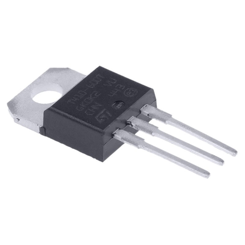 5 pcs - STMicroelectronics Through Hole, 3-pin, TRIAC, 600V, Gate Trigger 1.3V 600V