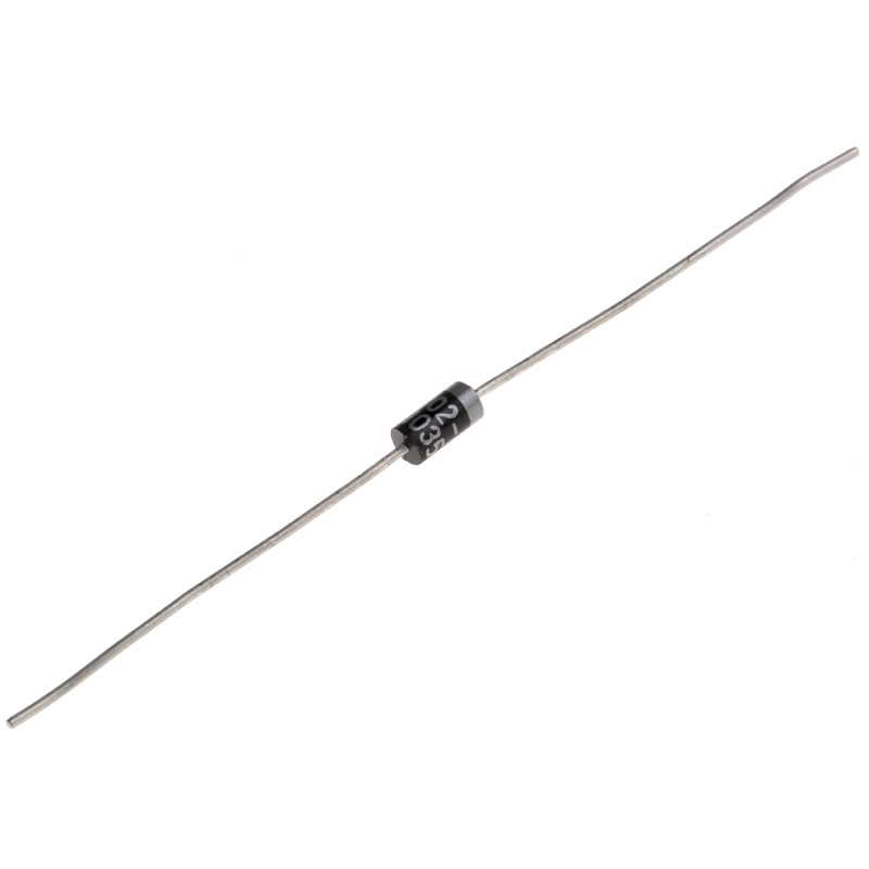 5500 pcs - Vishay 1600V 500mA, Fast Switching Rectifier Diode, 2-Pin DO-204AL RGP02-16E-E3