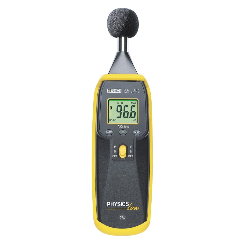 1 pcs - Chauvin Arnoux CA 832 Sound Level Meter, 35dB to 130dB