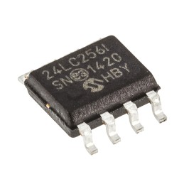 5 pcs - Microchip 24LC256-I/SN, 256kbit Serial EEPROM Memory, 900ns 8-Pin SOIC Serial-I2C