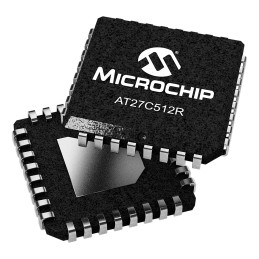 5 pcs - Microchip 512kbit EPROM 32-Pin PLCC, AT27C512R-70JU