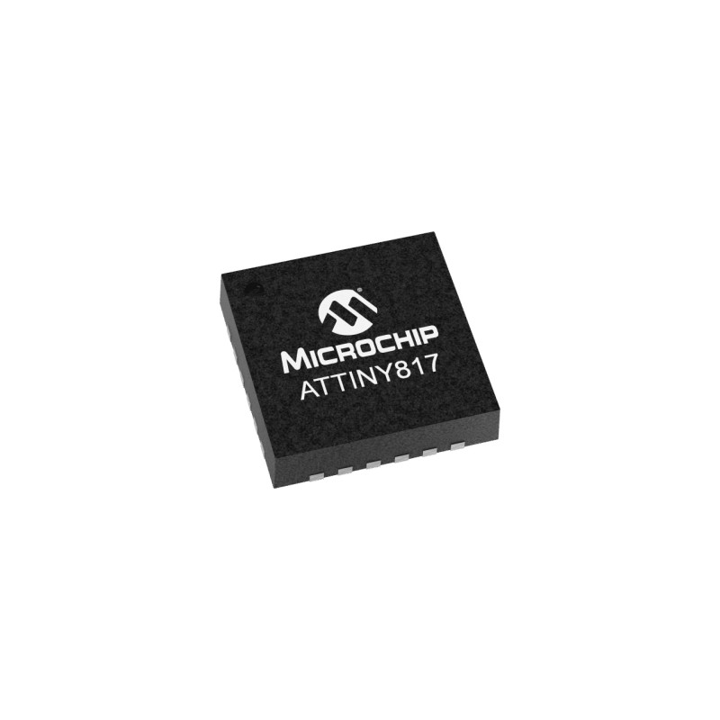 6000 pcs - Microchip ATTINY817-MFR, 8bit AVR Microcontroller, ATtiny817, 20MHz, 8 kB Flash, 24-Pin VQFN