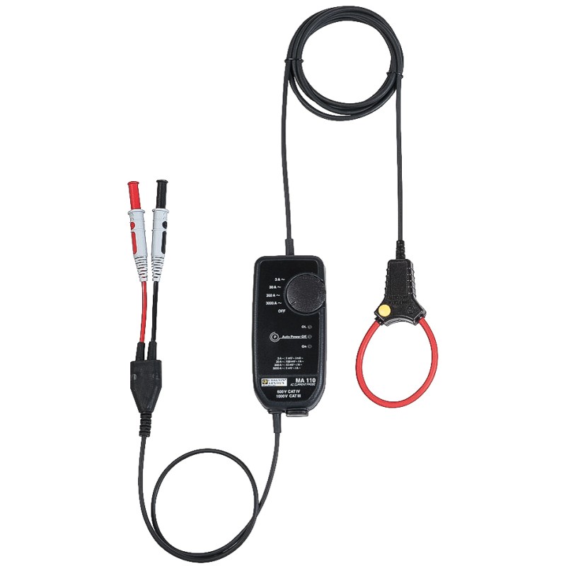 1 pcs - Chauvin Arnoux MiniFlex MA110-170 Current Probe, AC, Rogowski Coil Adapter, Voltage Output