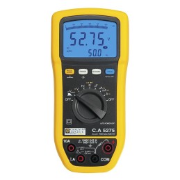 1 pcs - Chauvin Arnoux CA 5275 Handheld Digital Multimeter, True RMS, 10A ac Max, 10A dc Max, 1000V ac Max
