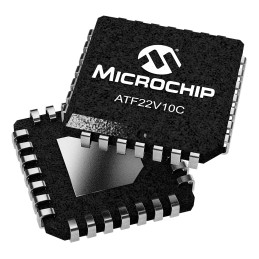 5 pcs - Microchip ATF22V10C-10JU, SPLD Simple Programmable Logic Device ATF22V10C 350 Gates, 10 Macro Cells, 10 I/O, 最低125MHz