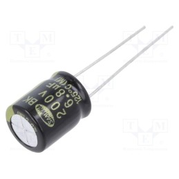 10 pcs x SAMWHA - BK2D685M1012MBB - Capacitor: electrolytic, THT, 6.8uF, 200VDC, Ø10x12.5mm, ±20%
