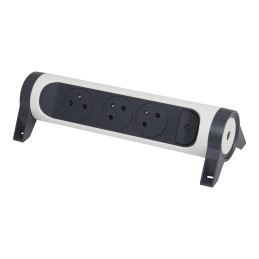 1 pcs - Legrand 3 Socket Type E - French Extension Lead