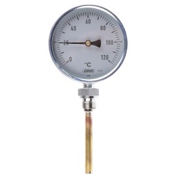 1 pcs - Jumo Immersion Dial Thermometer 0 - +120 °C, 608001/1810-818-841-10-104-46-26-100/000