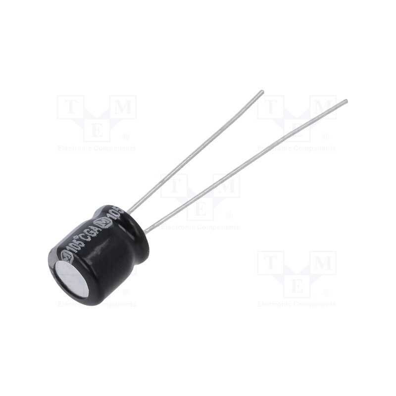 10 pcs x PANASONIC - EEAGA1E330 - Capacitor: electrolytic, THT, 33uF, 25VDC, Ø6.3x7mm, Pitch: 2.5mm