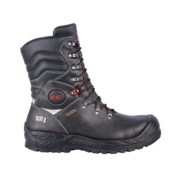 1 Pair - Goliath BRIMIR Black Non Metallic Toe Capped Unisex Safety Boot, UK 8, EU 44.5