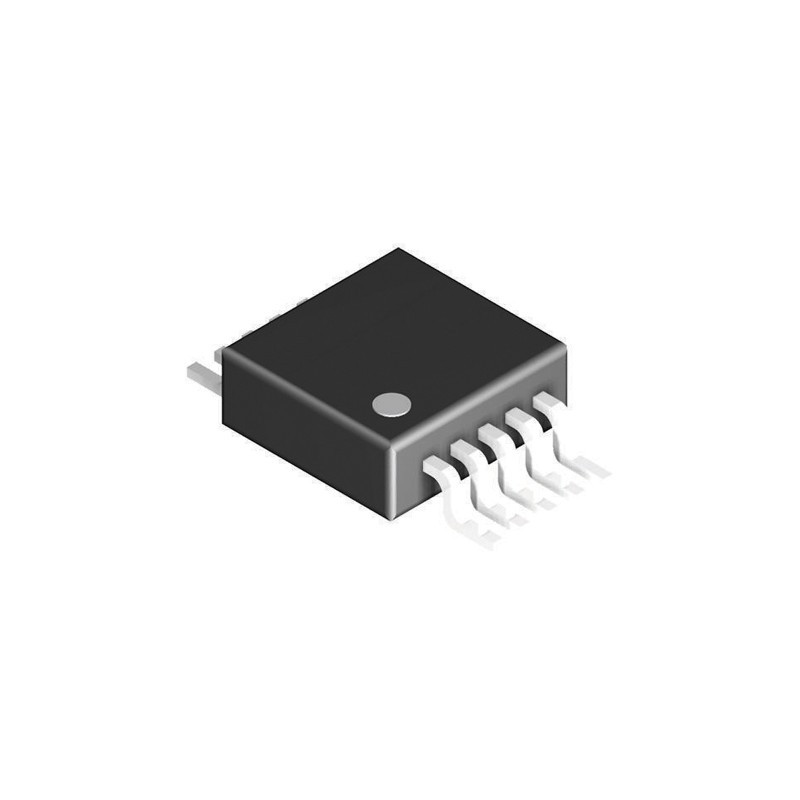 5 pcs - Texas Instruments, Quad 16-bit- ADC 0.86ksps, 10-Pin VSSOP