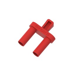 1 pcs - Electro PJP Red Male Banana Plug, Plug In Termination, 36A, 1kV