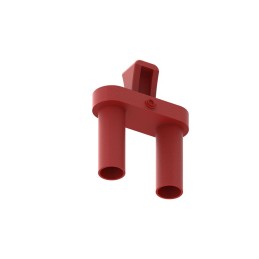 1 pcs - Electro PJP Red Male Banana Plug, Plug In Termination, 36A, 1kV