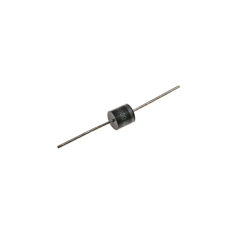 800 pcs - Vishay 200V 6A, Rectifier Diode, 2-Pin P600 P600D-E3
