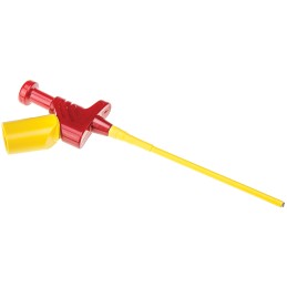 1 pcs - Hirschmann Test & Measurement Red Grabber Clip with Pincers, 4A, 30 V ac, 60 V dc, 4mm Socket