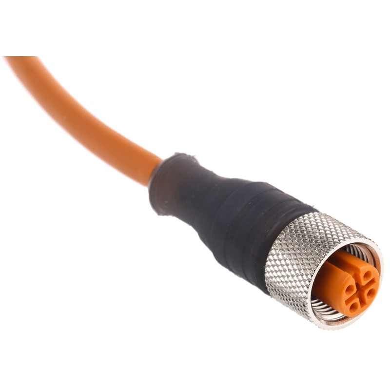 1 pcs - Lumberg Automation Straight Female 4 way M12 to Unterminated Sensor Actuator Cable, 5m