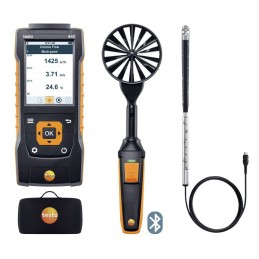 1 pcs - Testo 440 Air Flow ComboKit 2 with Bluetooth Anemometer, Measures Air Velocity, Humidity, Temperature