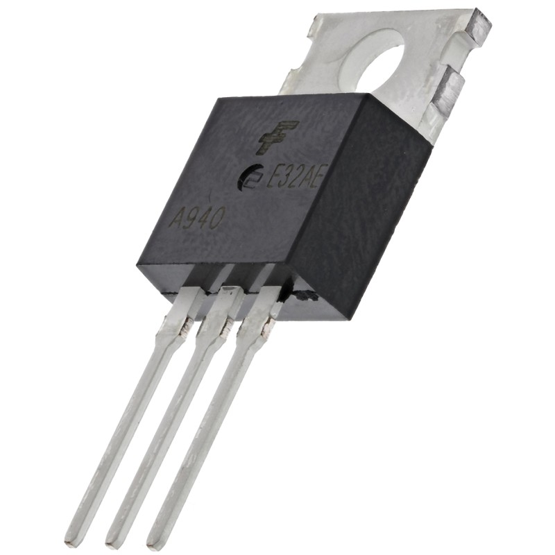 5 pcs - onsemi KSA940TU PNP Transistor, -1.5 A, -150 V, 3-Pin TO-220