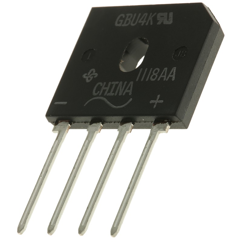 5 pcs - Vishay Bridge Rectifier, 4A, 800V, 4-Pin