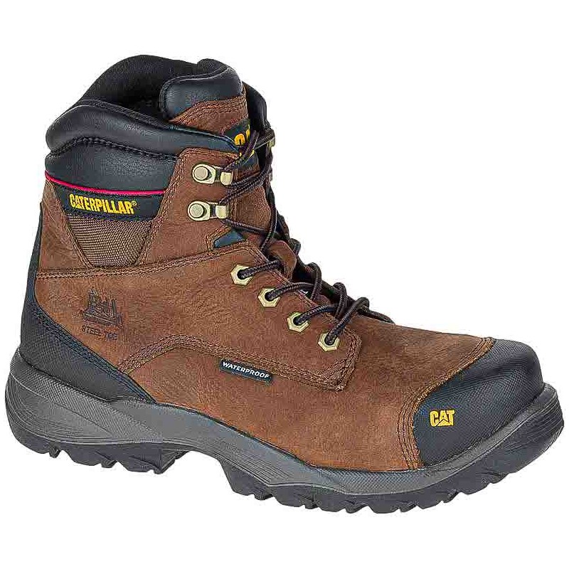 1 Pair - CAT SPIRO Honey Men Toe Cap Safety Shoes, EU 43, UK 9, US 10