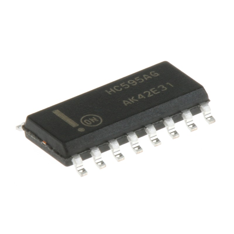 5 pcs - onsemi MC74HC595ADG 8-stage Surface Mount Shift Register HC, 16-Pin SOIC