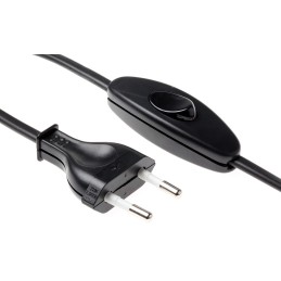 1 pcs - Orbitec Straight IEC C7 Plug to Unterminated Power Cord, 2m