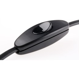 1 pcs - Orbitec Straight IEC C7 Plug to Unterminated Power Cord, 2m