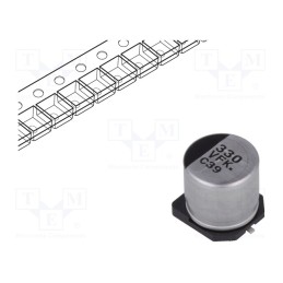 10 pcs x PANASONIC - EEEFK1V331AP - Capacitor: electrolytic, low ESR, SMD, 330uF, 35VDC, Ø10x10.2mm