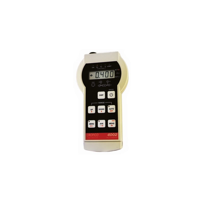1 pcs - Cropico DO4002 Handheld Ohmmeter, 400 Ω Max, 1μΩ Resolution, 4 Wire - RS Calibrated