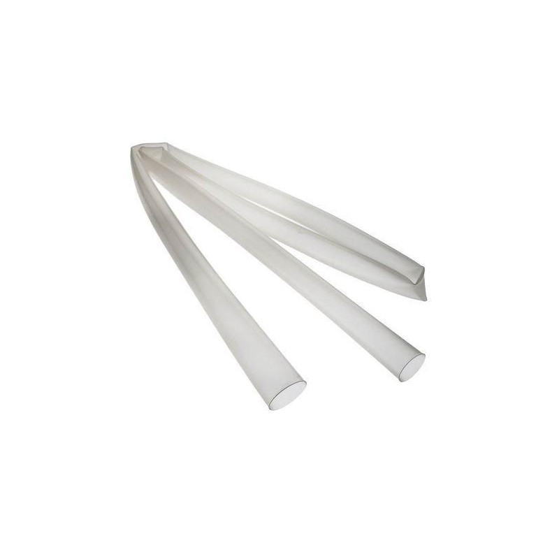 10 pcs - HellermannTyton Heat Shrink Tubing, Clear 38.1mm Sleeve Dia. x 1.2m Length 2:1 Ratio, TK20 Series
